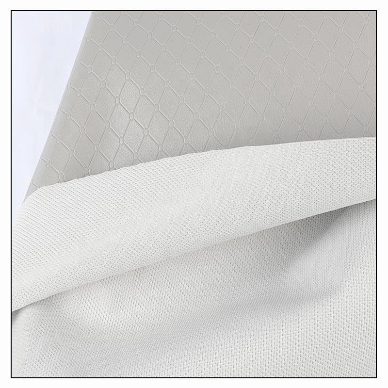 embossed pvc leather for car seat cover usage same with real leather design
