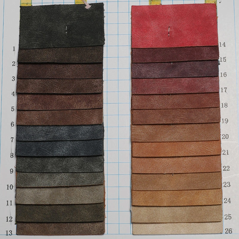 PVC Leather with Colored Imitation Cotton Backing for ladies handbags