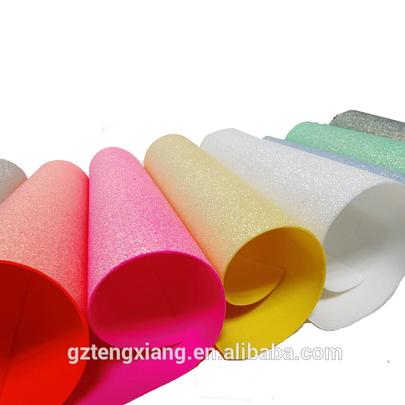 Shining Artificial materials for Lovely Bowknot  tela vinil glitter Laika Spandex chunky glitter fabric