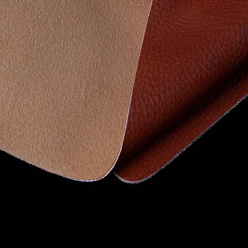 Crystal lychee pattern pu leather popular use for handbags