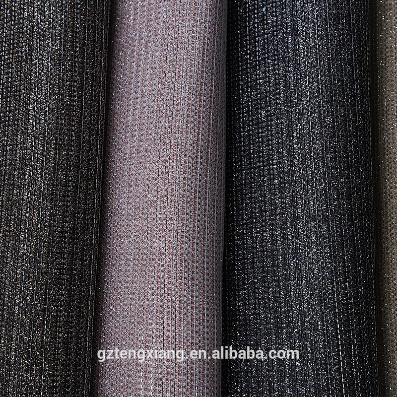 Glittering leather Shining Artificial materials for lady shoes Glitter leather