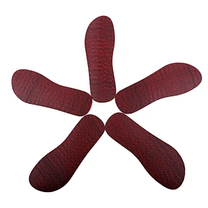 Syria Velvet grain PVC Synthetic materials for shoes for injection insole