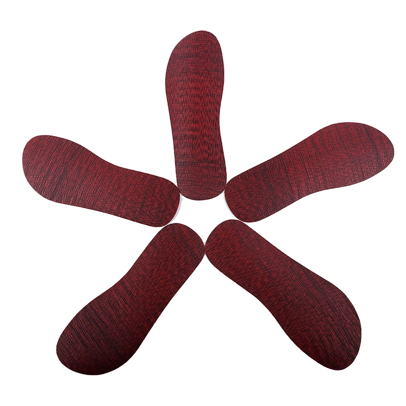 Syria Velvet grain PVC Synthetic materials for shoes for injection insole