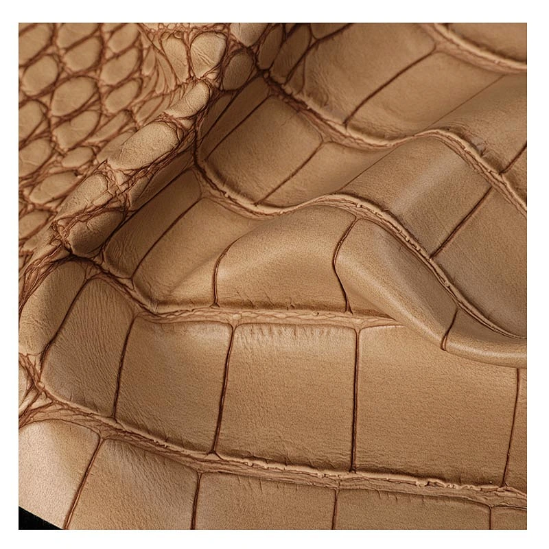 Animal skin leather upholstery for handbag leather supplier in China of pu synthetic leather