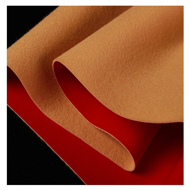 PU color change leather oil surface leather pu leather with embossed design bag for microsoft surface