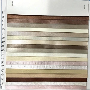 Hot sell synthetic PU leather material with brush backing for handbags