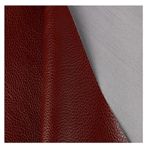 PVC Litchi leather fabric for sofa