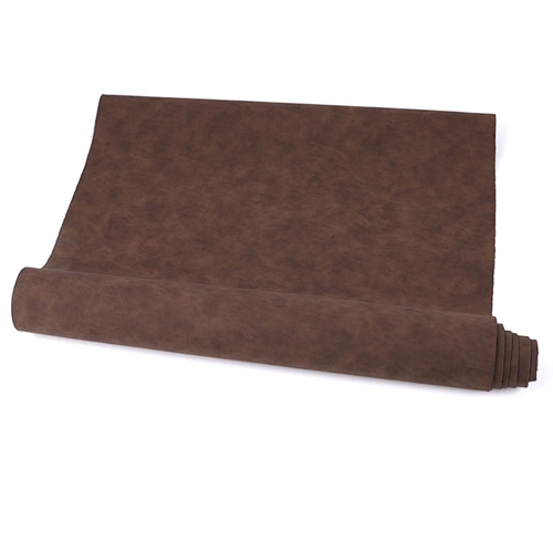 pu embossed synthetic leather with colored imitation for shoes upper usage