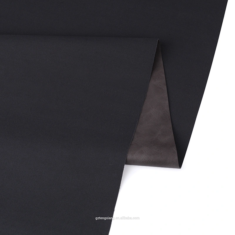 pu leather for shoes High quality china supplier pu leather for making shoes pu suede leather