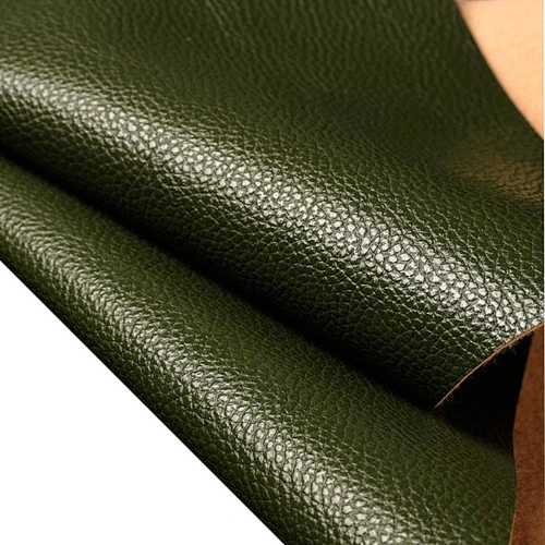 pvc leathrt with brush backing leather for making handbags shining artificial leather