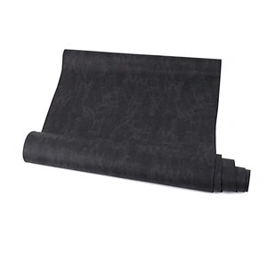 100% China PU leather for shoes upper usage with Colored Imitation Cotton Backing