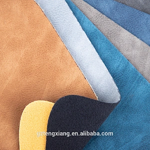 pu artificial leather pu leather for shoes suede pu leather