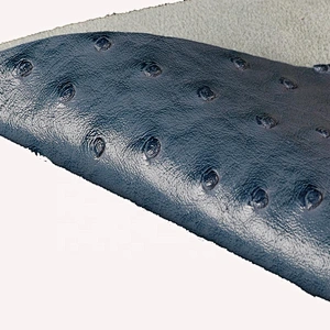 Ostrich Pattern Pvc Leather Fabric for Making Bags handbags shoulder bads for woman with suede fabric