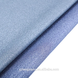 glitter fabric for shoes china supplier leather pu synthetic glitter leather