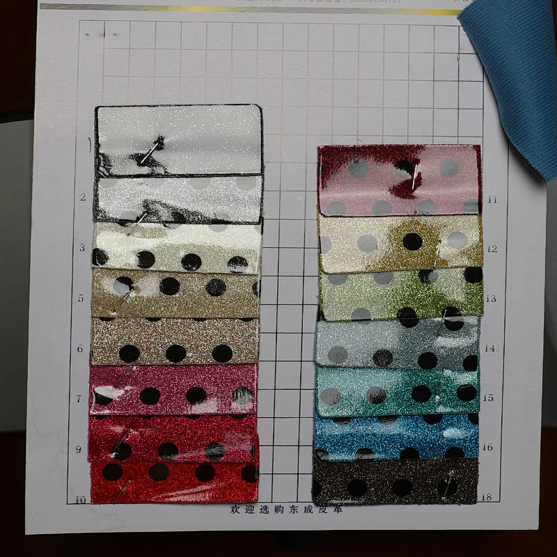 Embossed pvc handbags leather with shinning surface pvc faux leatherette