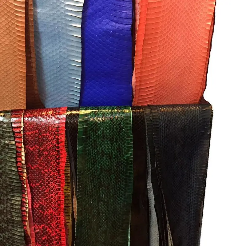 Anacondas skin for Clothing materials python leather hide genuine leather material