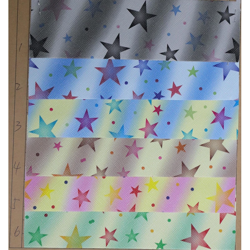 high quality pvc artificial leather with popular pattern for ladies handbags usage