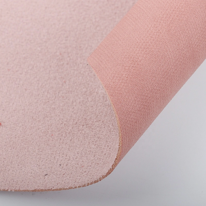 High quality PVC leather with suede backing for shoes instep for shoes