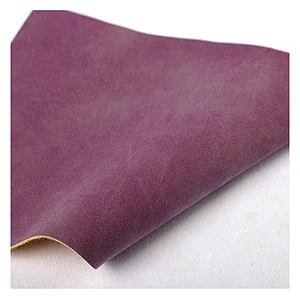 PVC leather with yangbuck design leatherette types for handbag usage price meter artificial leather for bags