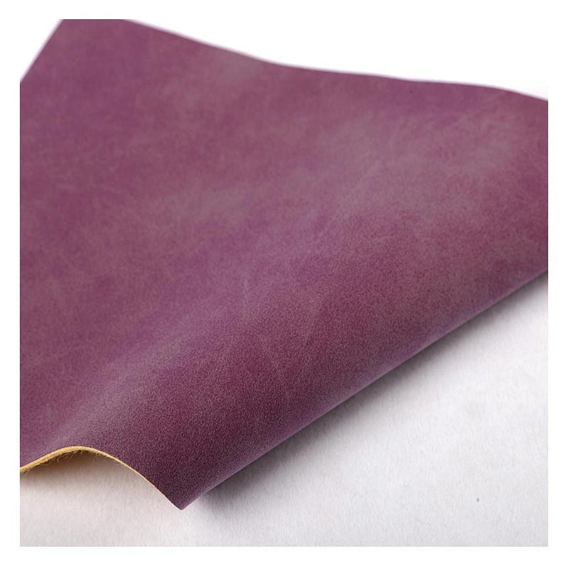 PVC leather with yangbuck design leatherette types for handbag usage price meter artificial leather for bags
