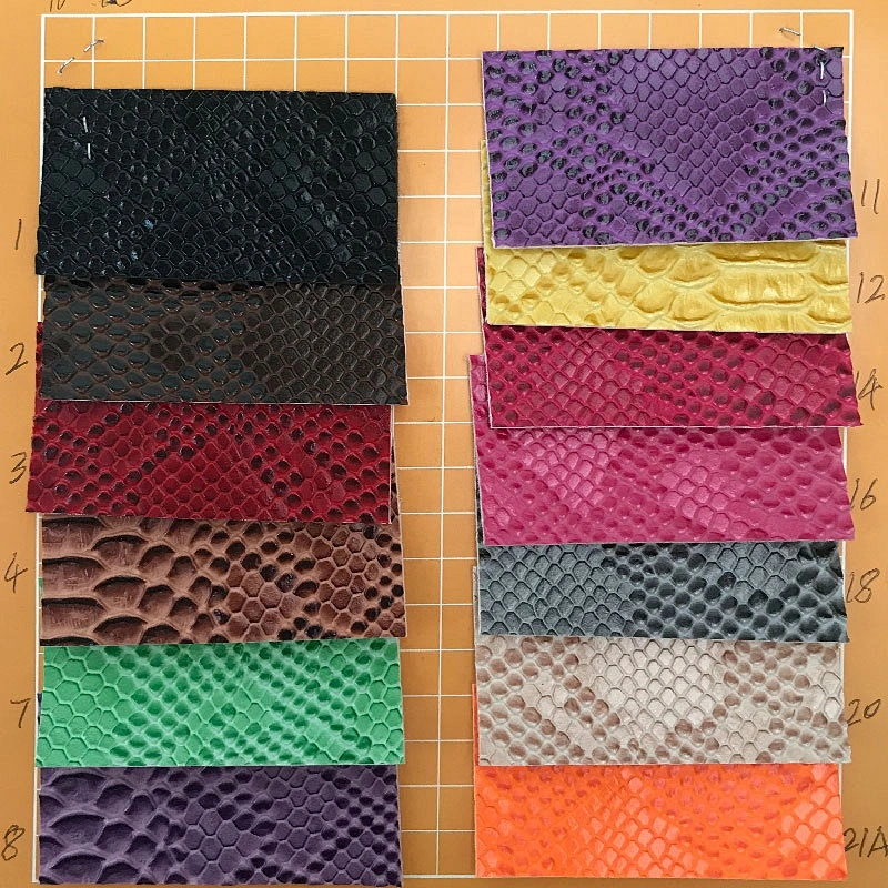 Newly Design Pvc Python snake Leather Handbags for Woman's Python Bags