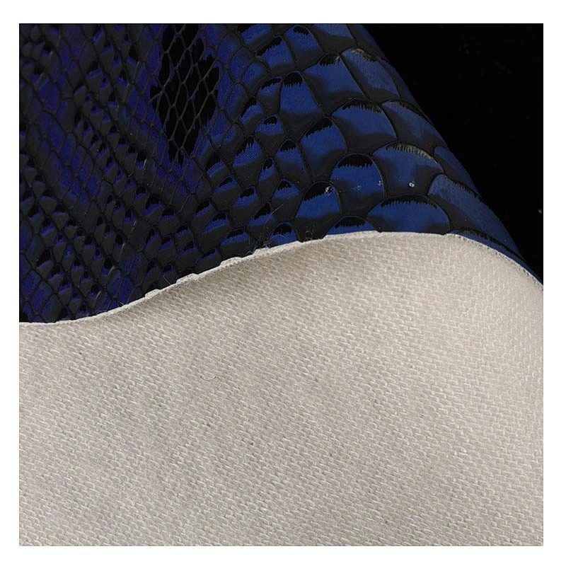 Pvc python grain leather for ladies handbags Pattern for Bags