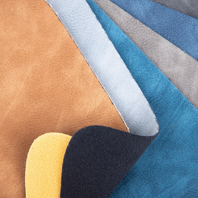 pu artificial leather pu leather for shoes suede pu leather