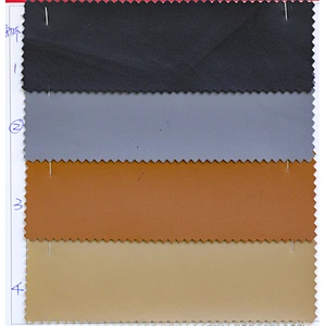 sheep emboss pvc leather for car with brush backing