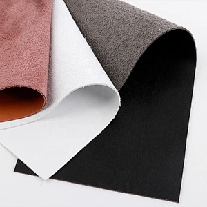 faux leather microfiber suede leather fabric for shoes sofa
