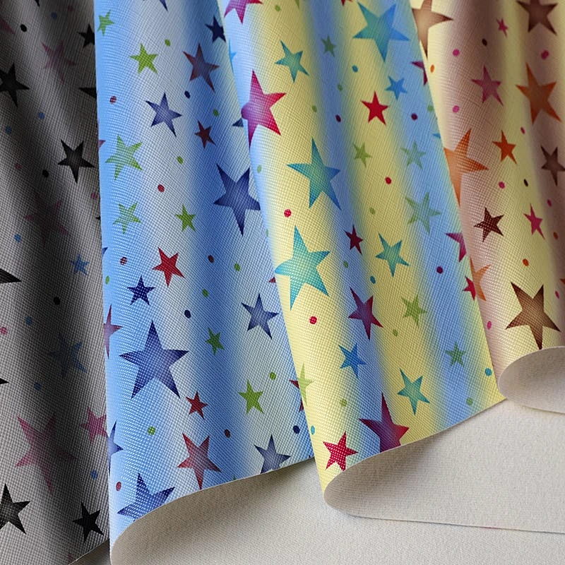 high quality pvc artificial leather with popular pattern for ladies handbags usage