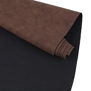 pu embossed synthetic leather with colored imitation for shoes upper usage
