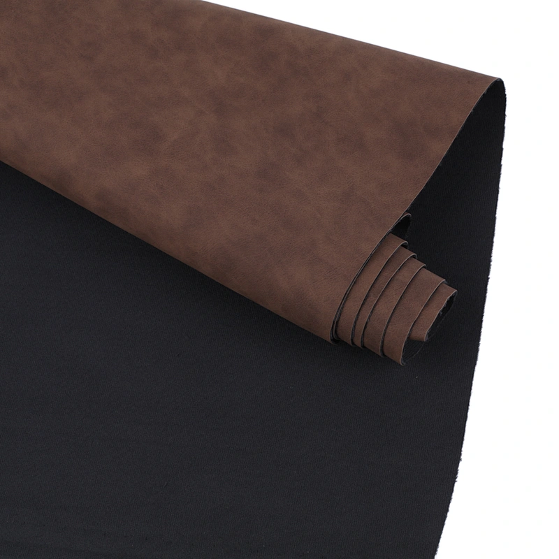 pu embossed synthetic leather with colored imitation for shoes upper usage