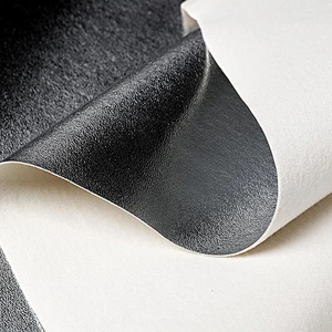 printed pvc leather pvc leather with brush backing leather for handbag