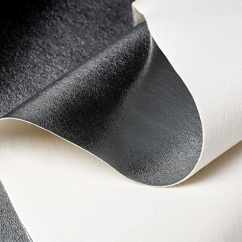 printed pvc leather pvc leather with brush backing leather for handbag