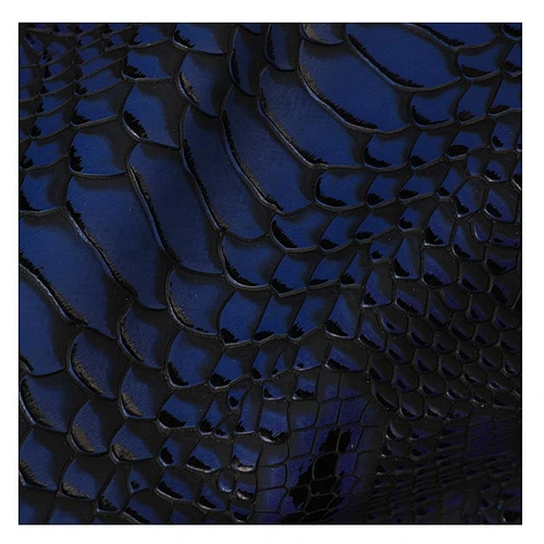Pvc python grain leather for ladies handbags Pattern for Bags