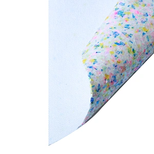 shoes fabric Glitter pu leather for shoes 100% glitter synthetic leather