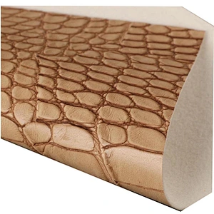 Animal skin leather upholstery for handbag leather supplier in China of pu synthetic leather