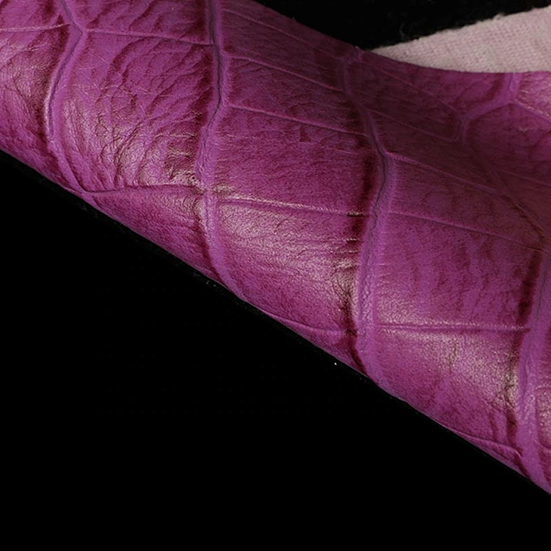 PVC synthetic leather with crocodile emboss for bag woman bags ladies handbags
