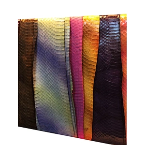 Anacondas skin for Clothing materials python leather hide genuine leather material
