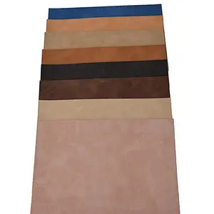 suede backing pvc vinyl leatherette rexine manufacture of upper shoes material good quality pvc leather