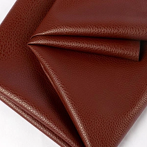 PVC Litchi leather fabric for sofa