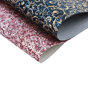 Glittering leather glitter synthetic leather Shining leather for shoes