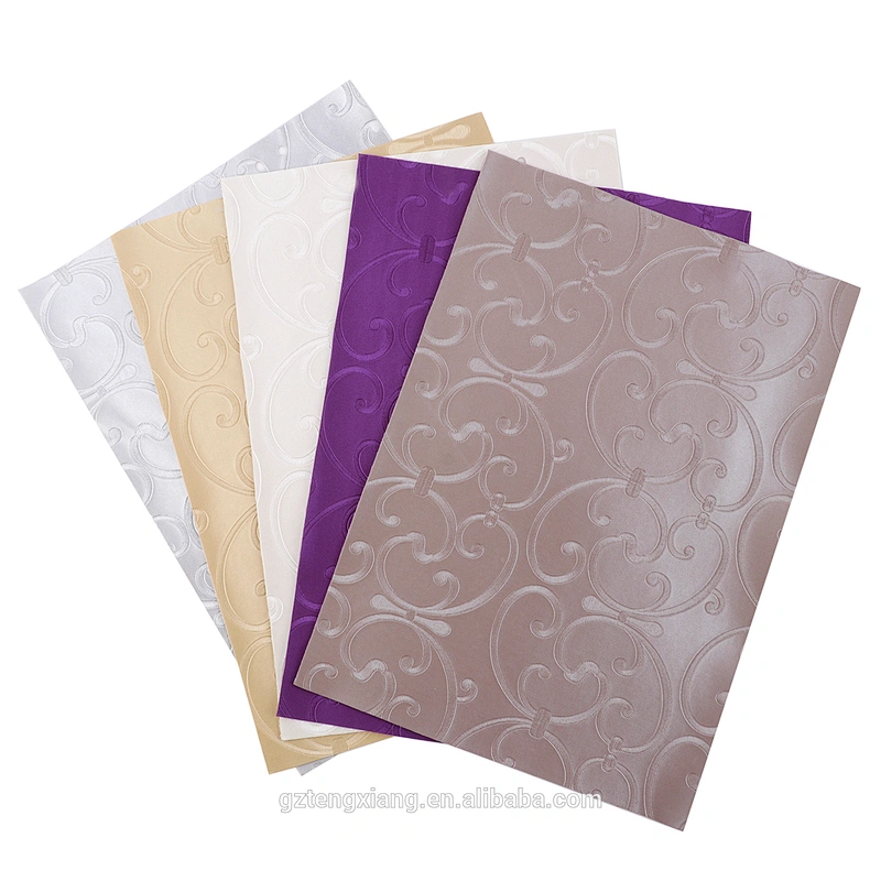 china artificial leather Indian style pattern synthetic leather PVC coward material