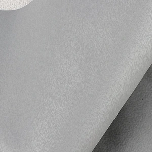 New embossed Fine grain pvc leather for ladies bags with brush backing