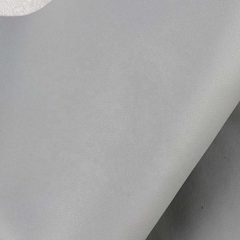 New embossed Fine grain pvc leather for ladies bags with brush backing