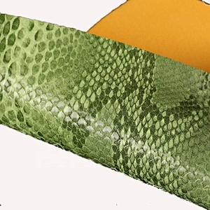 Excellent PU leather surface with animals grain design for handbag  usage