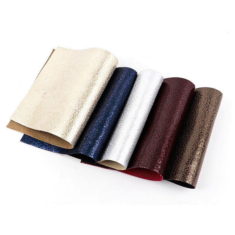 bronzing roll imitation leather for shoe fabric shining polyester fabric
