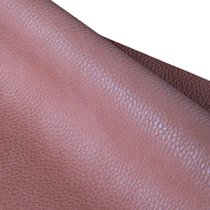 Pu leather with lychee embossed popular use for handbags