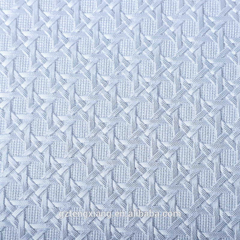synthetic pvc leather for shoes Different color embroidery PVC leather High quality pvc leather