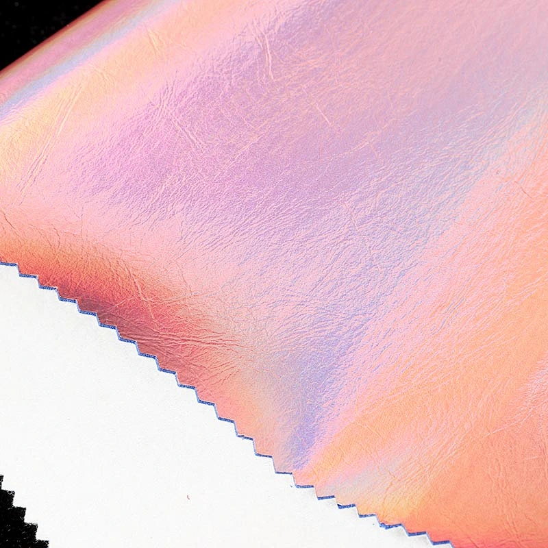 pvc leather  upholstery leather with tree lines grain pvc leather for  ladies handbags with brush backing